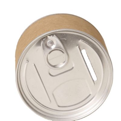 Poder compuesta biodegradable que empaqueta, envases a dos caras del tubo de cartulina