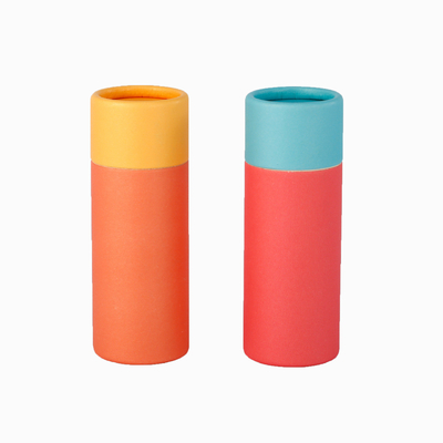 Impresión grabada en relieve envases de Debossed CMYK del cilindro del papel de categoría alimenticia