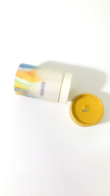 Empaquetado de papel de encargo de capa ULTRAVIOLETA del tubo, barnizando los envases de reciclaje de papel