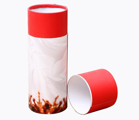 Tubo de papel Pen Holder, cilindros grabados en relieve de la almohada del terciopelo de la cartulina con las tapas