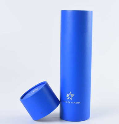 Almohada Pen Gift Boxes Packaging, empaquetado silkprinting del terciopelo del tubo de cartulina