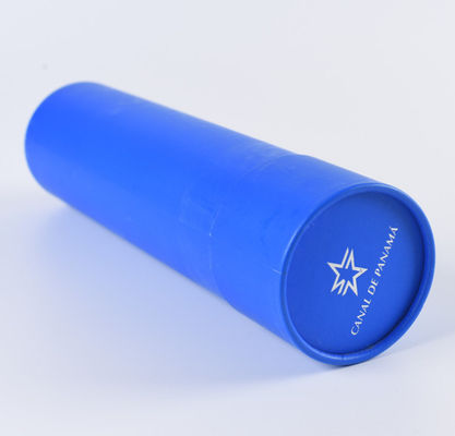 Almohada Pen Gift Boxes Packaging, empaquetado silkprinting del terciopelo del tubo de cartulina